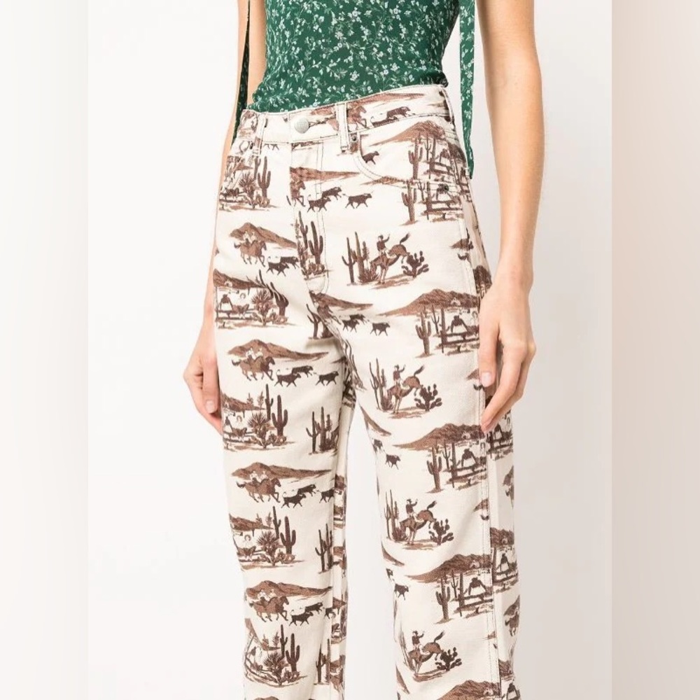 Reformation Sonora high-waisted straight jeans